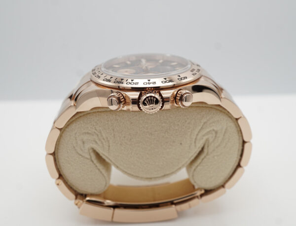 Rolex 116505 COSMOGRAPH DAYTONA 18K ROSE GOLD BLACK DIAL 2021 WARRANTY FULL SET - Image 3