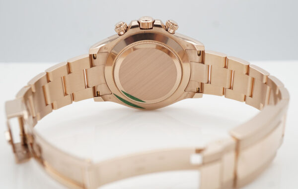 Rolex 116505 COSMOGRAPH DAYTONA 18K ROSE GOLD BLACK DIAL 2021 WARRANTY FULL SET - Image 8