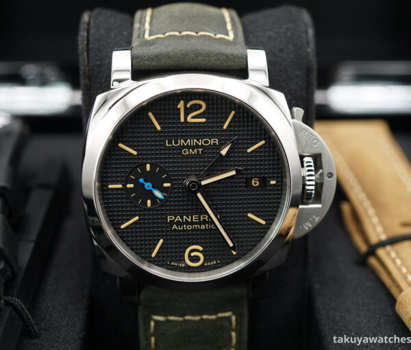 Panerai PAM 1535 LUMINOR 1950 GMT AUTOMATIC 3 DAYS 42MM WARRANTY FULL SET