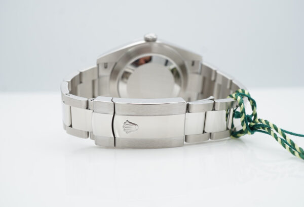 BRAND NEW Rolex 126300 DATEJUST 41 MINT GREEN DIAL OYSTER BAND 2023 COMPLETE SET - Image 7