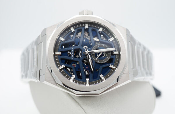 BRAND NEW ZENITH Defy SKYLINE SKELETON BLUE DIAL STAINLESS STEEL 2023 COMPLETE SET - Image 10