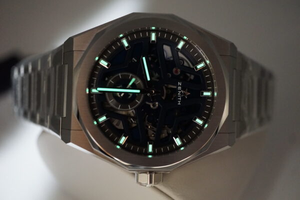 BRAND NEW ZENITH Defy SKYLINE SKELETON BLUE DIAL STAINLESS STEEL 2023 COMPLETE SET - Image 11