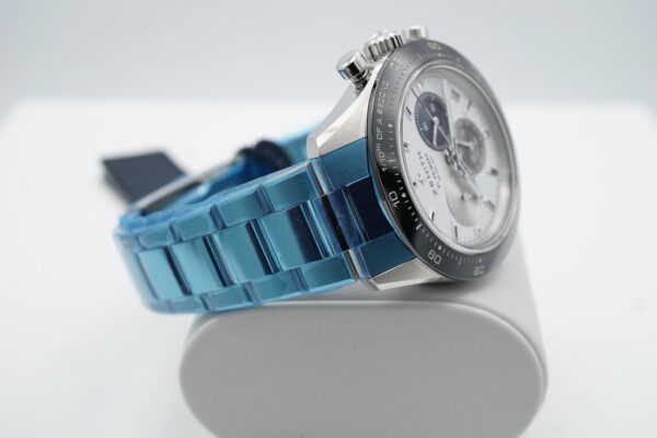 BRAND NEW ZENITH CHRONOMASTER SPORT El PRIMERO WHITE TRICOLOR DIAL BRACELET 2023 FULL SET - Image 6