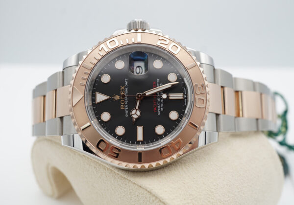 Rolex 126621 YACHTMASTER 18K ROSE GOLD STEEL BLACK DIAL 40MM 2023 FULL SET - Image 10