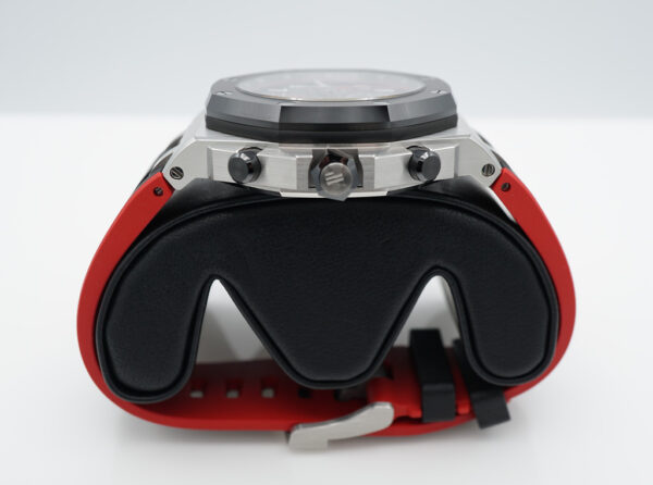 Audemars PIGUET ROYAL OAK OFFSHORE 26470SO CERAMIC BEZEL VAMPIRE 2021 WARRANTY FULL SET - Image 3