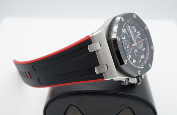 Audemars PIGUET ROYAL OAK OFFSHORE 26470SO CERAMIC BEZEL VAMPIRE 2021 WARRANTY FULL SET - Image 5