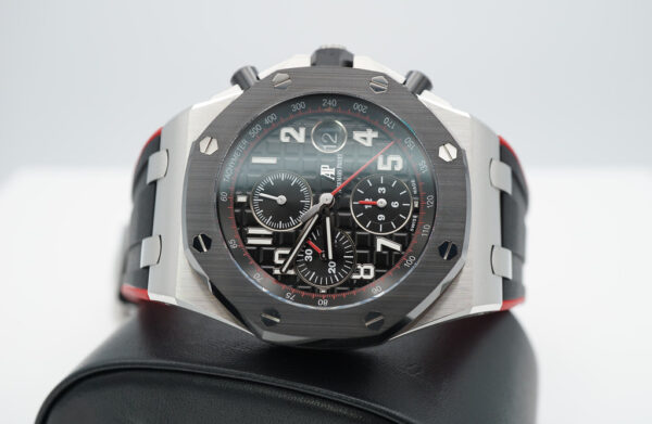 Audemars PIGUET ROYAL OAK OFFSHORE 26470SO CERAMIC BEZEL VAMPIRE 2021 WARRANTY FULL SET - Image 9