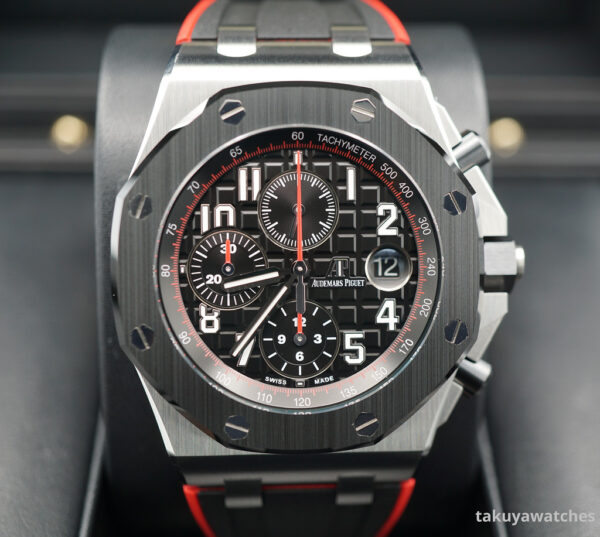 Audemars PIGUET ROYAL OAK OFFSHORE 26470SO CERAMIC BEZEL VAMPIRE 2021 WARRANTY FULL SET