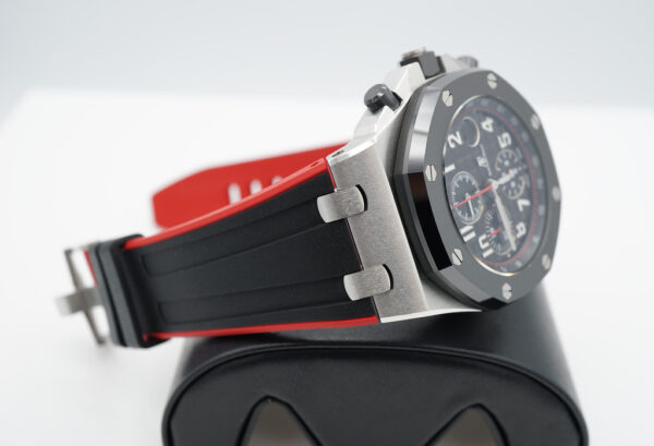 Audemars PIGUET ROYAL OAK OFFSHORE 26470SO CERAMIC BEZEL VAMPIRE 2021 WARRANTY FULL SET - Image 6