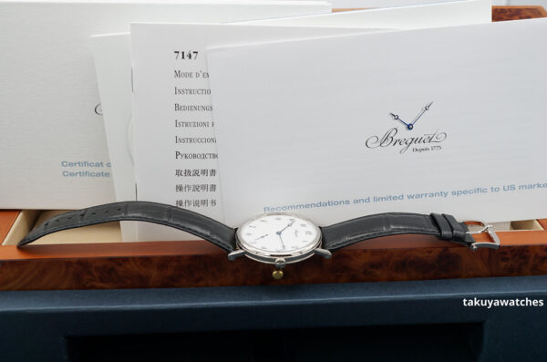 BREGUET CLASSIQUE 7147 Grand Feu Enamel Dial WHITE GOLD AUTOMATIC 2022 FULL SET - Image 2