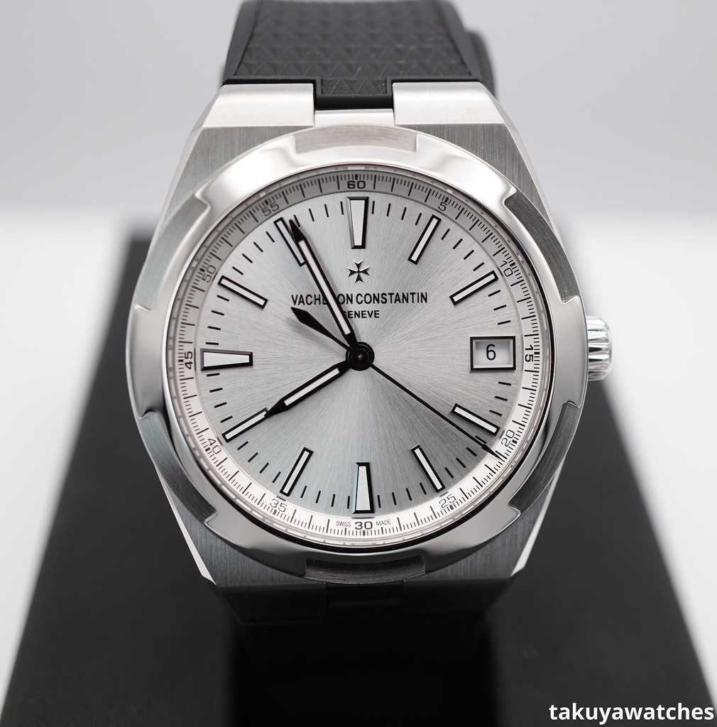 Vacheron CONSTANTIN OVERSEAS 4500V STAINLESS STEEL SILVER DIAL COMPLETE ...