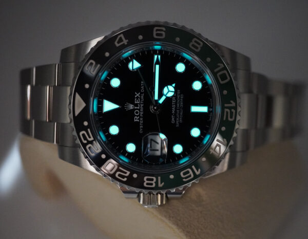 Rolex 126720VTNR GMT MASTER II LEFTY BLACK GREEN SPRITE OYSTER 2022 FULL SET - Image 11