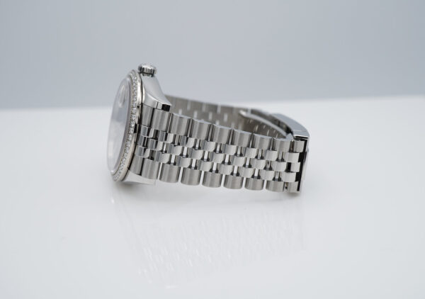 Rolex 126284RBR DATEJUST 36 PALM DIAL DIAMOND BEZEL JUBILEE BAND 2022 FULL SET - Image 5