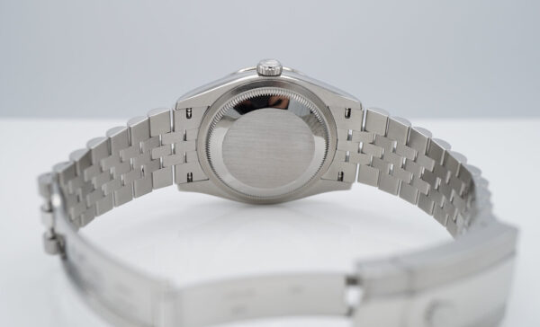 Rolex 126284RBR DATEJUST 36 PALM DIAL DIAMOND BEZEL JUBILEE BAND 2022 FULL SET - Image 8