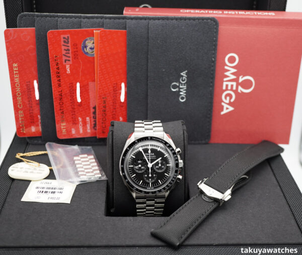 Omega SPEEDMASTER PROFESSIONAL MOONWATCH 3861 HESALITE 2022 MODEL FULL SET - Image 2