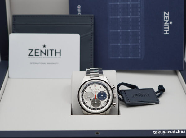 ZENITH CHRONOMASTER ORIGINAL El PRIMERO STAINLESS STEEL 38MM 2023 FULL SET - Image 2