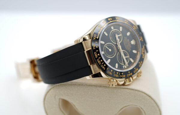Rolex 116518LN DAYTONA 18K YELLOW GOLD BLACK DIAL OYSTERFLEX 2020 FULL SET - Image 5