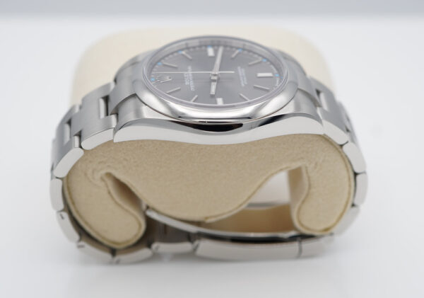 Rolex 114300 OYSTER PERPETUAL DARK RHODIUM DIAL 39MM COMPLETE SET - Image 4
