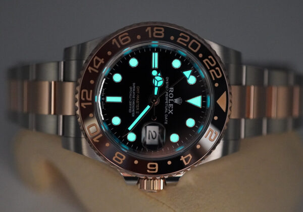 Rolex 126711CHNR GMT MASTER 2 ROSE GOLD STEEL ROOTBEER 2020 FULL SET - Image 11