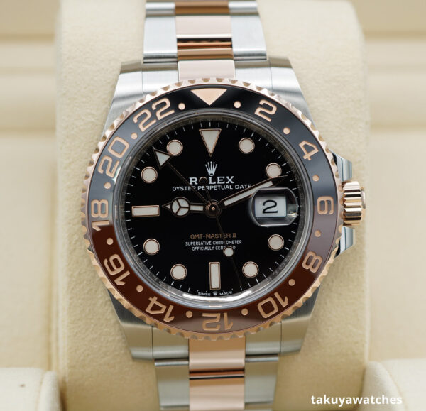 Rolex 126711CHNR GMT MASTER 2 ROSE GOLD STEEL ROOTBEER 2020 FULL SET
