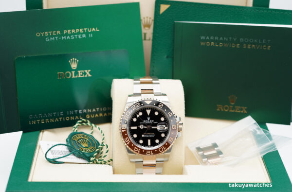 Rolex 126711CHNR GMT MASTER 2 ROSE GOLD STEEL ROOTBEER 2020 FULL SET - Image 2