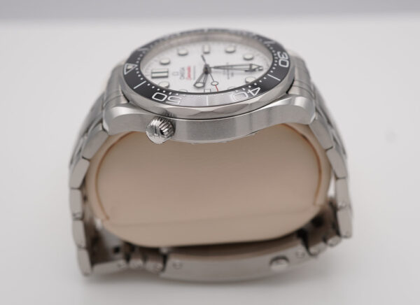 Omega SEAMASTER DIVER 300M WHITE WAVE DIAL BRACELET EXTRA RUBBER STRAP FULL SET - Image 4