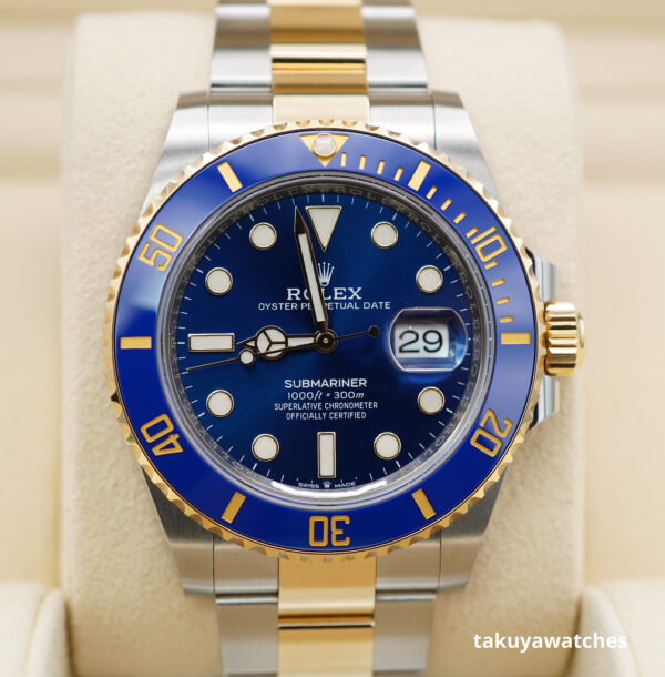 Rolex 126613LB SUBMARINER BLUESY YELLOW GOLD STEEL BLUE DIAL 2021 41MM FULL SET