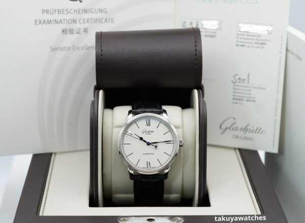 NEW Glashutte ORIGINAL SENATOR EXCELLENCE SILVER DIAL 2023 COMPLETE SET - Image 2
