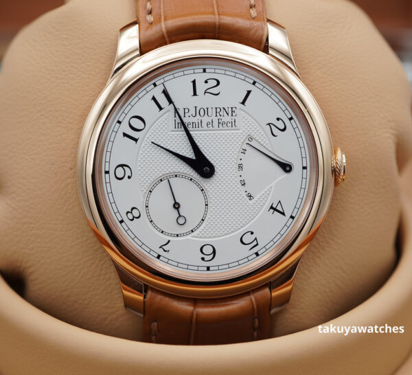 FP Journe CHRONOMETRE SOUVERAIN ROSE GOLD SILVER DIAL 40MM 2020 COMPLETE SET