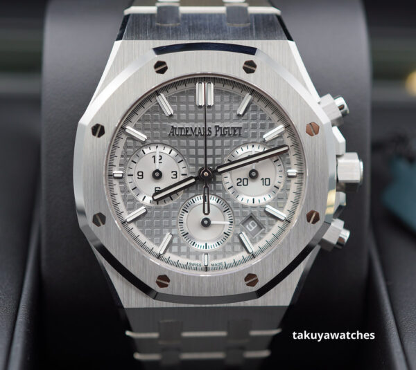 BRAND NEW Audemars PIGUET ROYAL OAK CHRONOGRAPH 26715ST GREY DIAL 2023 FULL SET