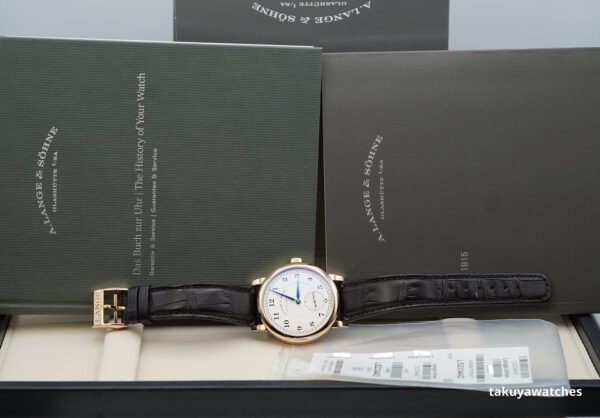 A. Lange & Sohne 1815 18K ROSE GOLD MANUAL WIND 233.032 40MM FULL SET - Image 2