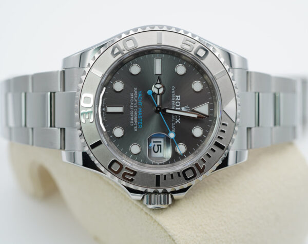 Rolex 126622 YACHTMASTER PLATINUM BEZEL SLATE DIAL 40MM 2023 WARRANTY FULL SET - Image 9