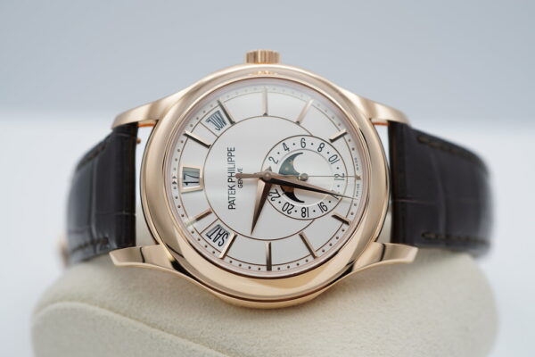 Patek PHILIPPE 5205R ANNUAL CALENDAR 18K ROSE GOLD WHITE DIAL 2021 FULL SET - Image 10