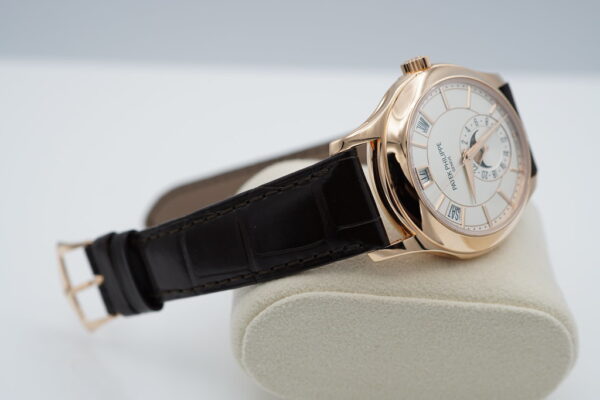 Patek PHILIPPE 5205R ANNUAL CALENDAR 18K ROSE GOLD WHITE DIAL 2021 FULL SET - Image 6