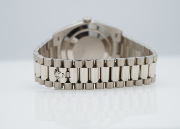 Rolex 228349RBR DAY DATE 40 WHITE GOLD BAGUETTE DIAMOND BLACK DIAL 2022 FULL SET - Image 7