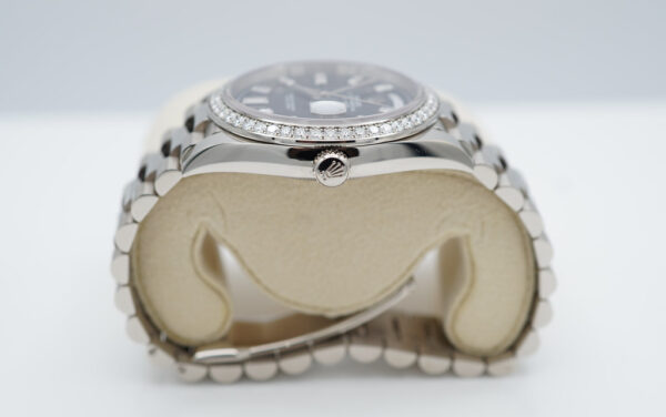 Rolex 228349RBR DAY DATE 40 WHITE GOLD BAGUETTE DIAMOND BLACK DIAL 2022 FULL SET - Image 3