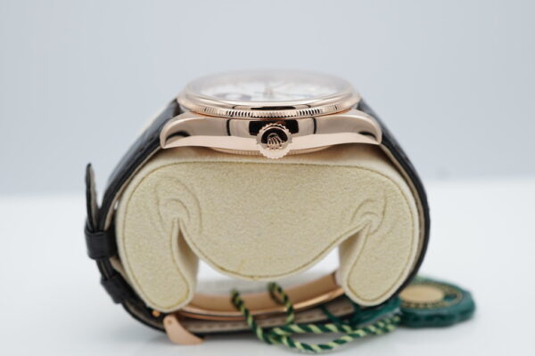 NEW Rolex 50535 CELLINI MOONPHASE 18K EVEROSE GOLD 39MM WARRANTY FULL SET - Image 3