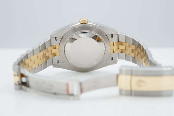 Rolex 126333 DATEJUST 41 YELLOW GOLD STEEL SILVER DIAL JUBILEE BAND WARRANTY - Image 8