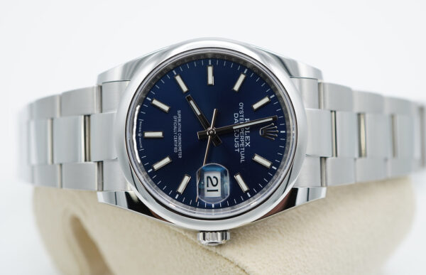 MINT Rolex 126200 DATEJUST 36 BLUE DIAL OYSTER BAND 2023 COMPLETE SET - Image 9