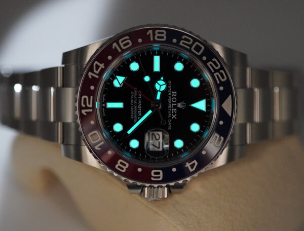 MINT Rolex 126710BLRO PEPSI GMT MASTER II RED BLUE BEZEL OYSTER 2021 FULL SET - Image 11