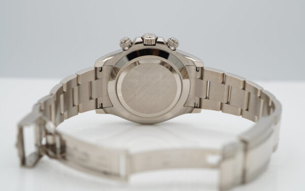 Rolex 116509 COSMOGRAPH DAYTONA WHITE GOLD SILVER DIAL 2021 WARRANTY FULL SET - Image 8
