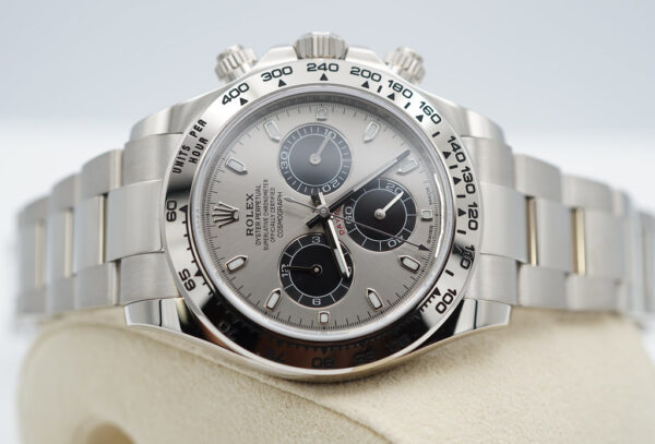 Rolex 116509 COSMOGRAPH DAYTONA WHITE GOLD SILVER DIAL 2021 WARRANTY FULL SET - Image 10