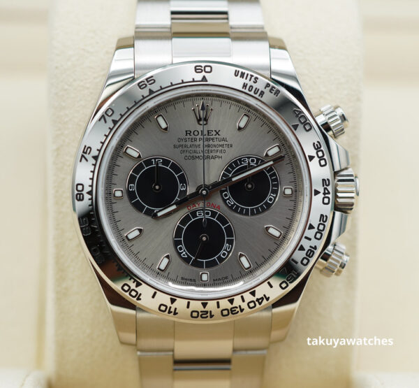 Rolex 116509 COSMOGRAPH DAYTONA WHITE GOLD SILVER DIAL 2021 WARRANTY FULL SET