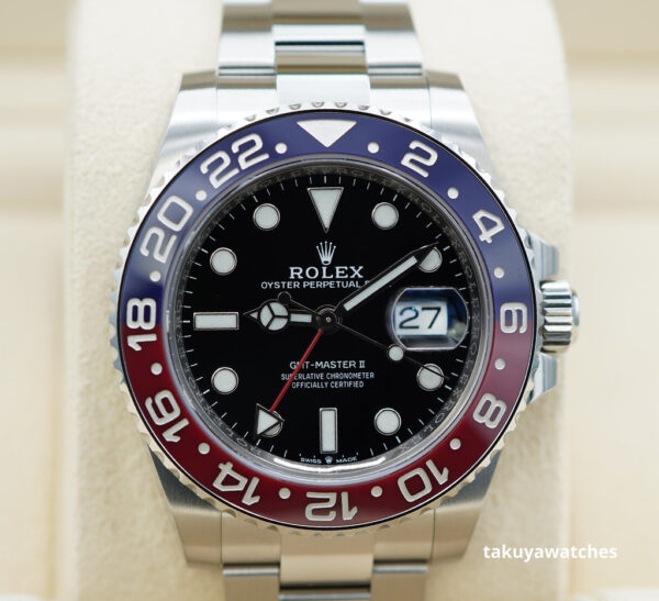 MINT Rolex 126710BLRO PEPSI GMT MASTER II RED BLUE BEZEL OYSTER 2021 FULL SET