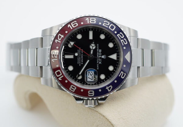 MINT Rolex 126710BLRO PEPSI GMT MASTER II RED BLUE BEZEL OYSTER 2021 FULL SET - Image 9