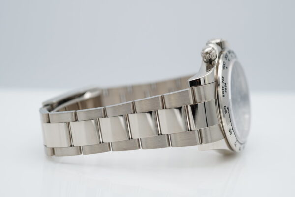 Rolex 116509 COSMOGRAPH DAYTONA WHITE GOLD SILVER DIAL 2021 WARRANTY FULL SET - Image 6
