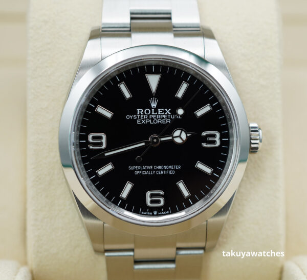 MINT Rolex 124270 EXPLORER I FULL LUME DIAL 36MM 2023 WARRANTY FULL SET