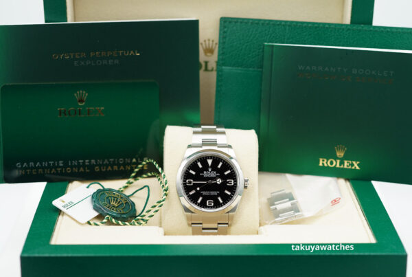 MINT Rolex 124270 EXPLORER I FULL LUME DIAL 36MM 2023 WARRANTY FULL SET - Image 2