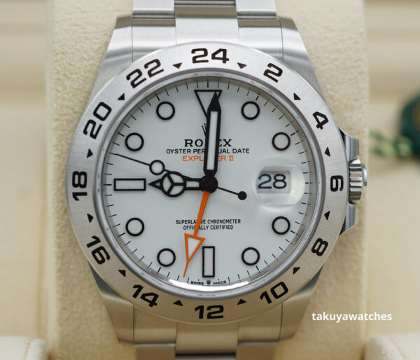BRAND NEW Rolex 226570 EXPLORER 2 POLAR WHITE DIAL NEW MODEL 2023 COMPLETE SET