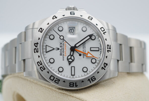 BRAND NEW Rolex 226570 EXPLORER 2 POLAR WHITE DIAL NEW MODEL 2023 COMPLETE SET - Image 10